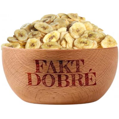 FAKT DOBRÉ Banán sušený chips 500 g – Hledejceny.cz