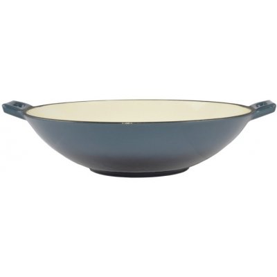 Perfect Home Wok litinový se smaltovaným povrchem Blue 37 cm