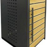 Scorpion elektro s.r.o Přístřešek na popelnici D03GW1 antracit/hnědý – Zboží Dáma