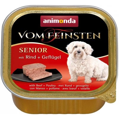 Animonda Vom Feinsten Senior hovězí a drůbeží maso 22 x 150 g