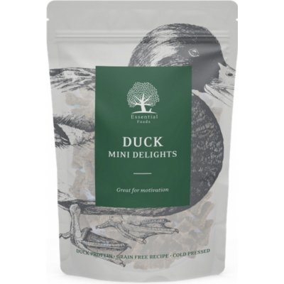 Essential Foods ESSENTIAL Mini Delights duck pamlsek pro psy 100 g – Hledejceny.cz