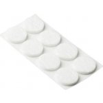Walteco Filcové podložky, průměr 30mm, samolepící, bílé, 32 ks , 84941 – Sleviste.cz