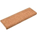 Nábytek XL Kobercové nášlapy na schody 15 ks 65x21x4 cm hnědé – HobbyKompas.cz