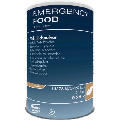 Trek'n eat Emergency Food Sušené plnotučné mléko 650 g – Hledejceny.cz
