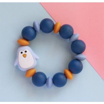 Mimijo silikonové tučňák modrá – Sleviste.cz