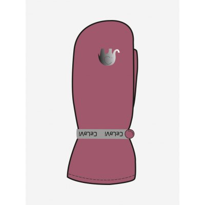 CeLaVi Dětské nepromokavé rukavice s fleecovou podšívkou 1405 růžové Rose Wine – Zboží Dáma