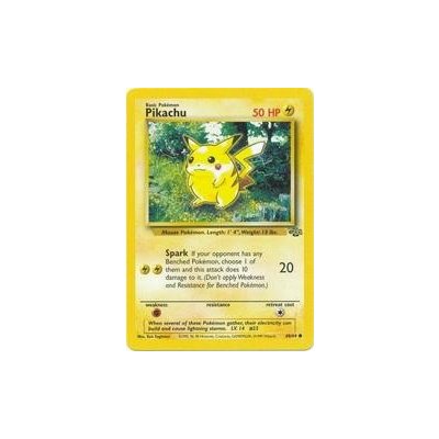Pokémon kusová karta JU 60/64 Pikachu - Jungle Stav: Excellent
