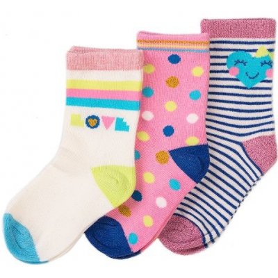 Minoti KG SOCK 33 Ponožky dívčí 3pack holka