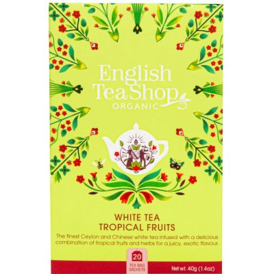 English Tea Shop Bio Čaj Bílý s tropickým ovocem 20 sáčků