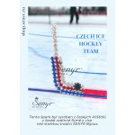 Šenyr Bijoux Brož Český hokej Trikolora Postříbřená Hokejka – Hledejceny.cz
