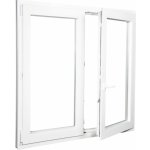 Aluplast Plastové okno dvoukřídlé bílé 140x150 – Zboží Mobilmania