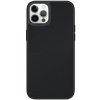 Pouzdro a kryt na mobilní telefon Pouzdro AppleKing kožené s pokoveným rámečkem iPhone 12 Pro Max - černé