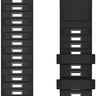 Garmin silikonový QuickFit 22 - Black/Pebble Gray 010-13392-00 – Sleviste.cz
