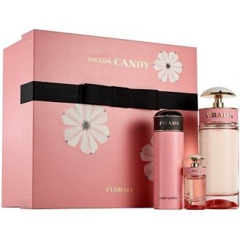 Prada Candy Florale EDT 80 ml + 7 ml EDT + 75 ml tělové mléko dárková sada