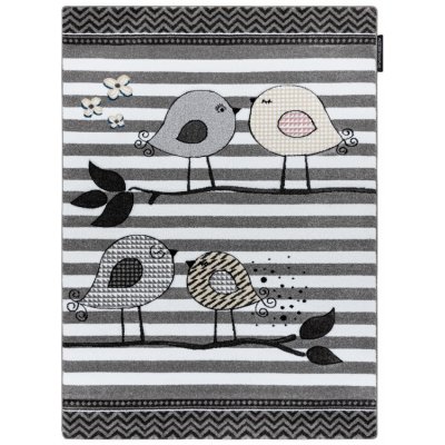 Hanse Home Petit C549 Birds grey – Zboží Mobilmania