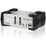 Aten CS-1732A 2-Port USB KVMP Switch, 2x USB KVM Cables, 2-port USB Hub, Audio – Zboží Mobilmania