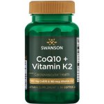 Swanson Koenzym Q10 100 mg + Vitamín K2 180 mcg 60 kapslí – Hledejceny.cz