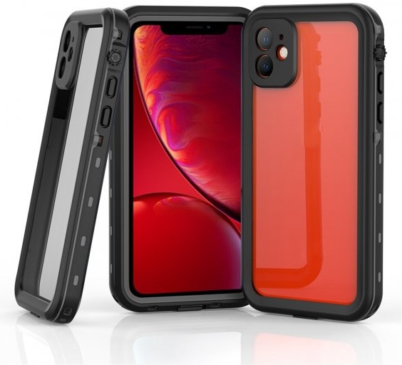 Pouzdro RedPepper nárazuvzdorné voděodolné iPhone 11 Pro - černé