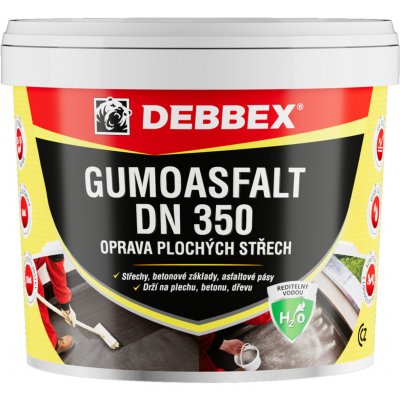 Den Braven GUMOASFALT DN 350 (na vodní bázi) Varianta: GUMOASFALT DN 350 (na vodní bázi) 10 kg kbelík černá – Zbozi.Blesk.cz