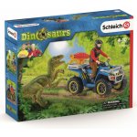 Schleich 41466 Quad escape from Velociraptor – Zboží Dáma