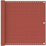 Greatstore Balkonová zástěna terakota 90 x 600 cm HDPE – Hledejceny.cz