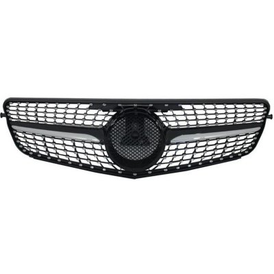 PROTEC Přední maska Mercedes W204/S204 2007-2014 černá stříbrná – Hledejceny.cz