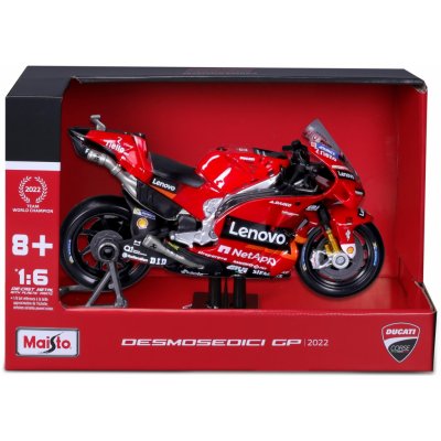 MAISTO model motorky DUCATI DESMOSEDICI GP22 N.63 Francesco Bagnaia 2022 1:18