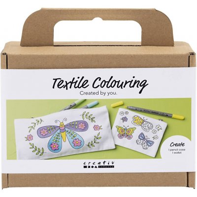 Creativ Company Kreativní sada Malování na textil penál & peněženka Motýl – Hledejceny.cz
