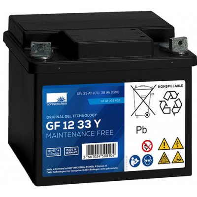 Sonnenschein GF 12 033 Y G2 12V C5 32.5Ah C20 38Ah