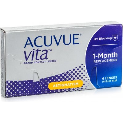 Johnson & Johnson Acuvue Vita for Astigmatism 6 čoček – Zboží Dáma