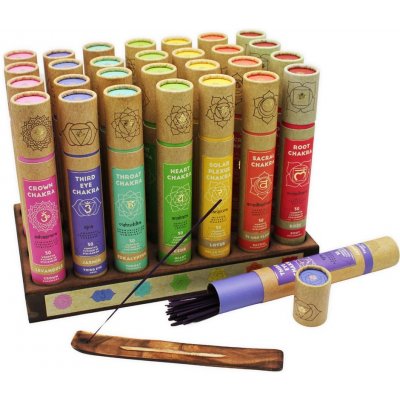 AROME Balení Balanced Chakra Vonné tyčinky 7 chaker 7 x 30 ks – Hledejceny.cz