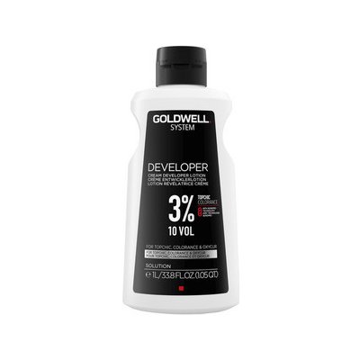 Goldwell System Developer 10 Vol. 3% 1000 ml – Zboží Mobilmania