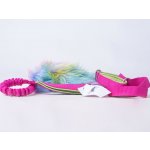 Agility vodítko Rainbow Bungee s amortizérem a hračkou – Hledejceny.cz