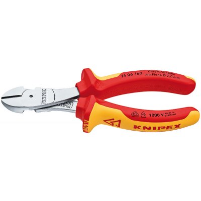 Kleště silové boční štípací 160 mm, izolované 1000 v, knipex 7406160 – Zbozi.Blesk.cz