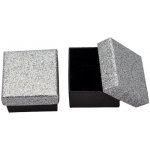 Mareb dárková krabička na šperky 5 x 5 cm stříbrná – Sleviste.cz