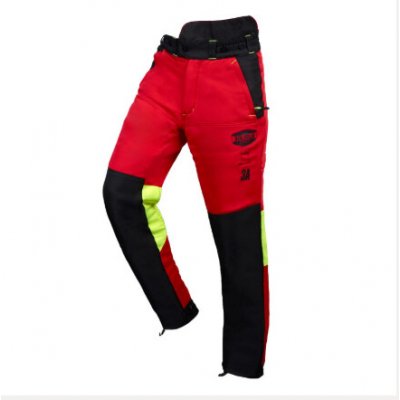 Solidur Protipořezové kalhoty FELIN CL3 Typ A červené – Hledejceny.cz