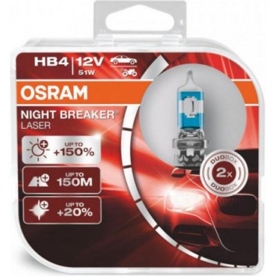 Osram Night Breaker Laser GEN2 HB4 P22d 12V 51W – Zboží Mobilmania