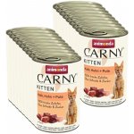 ANIMONDA Cat Carny Kitten chuť: hovězí, telecí a drůbeží 18x400 g – Hledejceny.cz