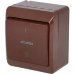 Famatel GALATEA IP44 Spínač dvoupólový podsvětlený č.2So hnědá – Zbozi.Blesk.cz