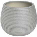 OBAL KERAMIKA 15x15x12CM STRIEBORNÝ – Hledejceny.cz