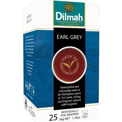 Dilmah Greli Čaj Earl Grey Tea 25 x 2 g – Zboží Mobilmania