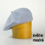 Karpet dámský baret vlněný světle modrá – Hledejceny.cz