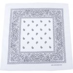 bandana šátek BÍLÁ ČERNÁ – Zboží Mobilmania