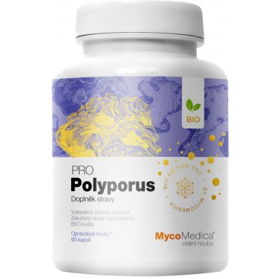 MycoMedica Polyporus PRO BIO 30% betaglukanů 90 kapslí – Hledejceny.cz
