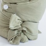 Tulimese Péřová zavinovačka mušelínová olivová – Zboží Dáma