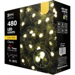 Emos ZY1605 ZY1605T LED vánoční cherry řetěz kuličky 48m teplá bílá časovačT – Hledejceny.cz