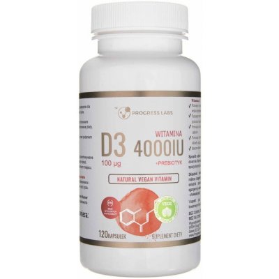 Progress Labs Vitamin D3 120 kapslí – Hledejceny.cz
