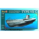 Model Revell Plastic ModelKit ponorka 05093 U-boot typ VIIC 1:350