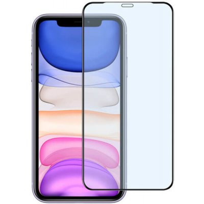 SES 3x 3D ochranné tvrzené sklo Anti-Blue Light pro Apple iPhone 13 Pro Max - modré 10775