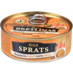 Brivais Vilnis Šproty v mrkvové omáčce s chutí kari 168 g – Hledejceny.cz